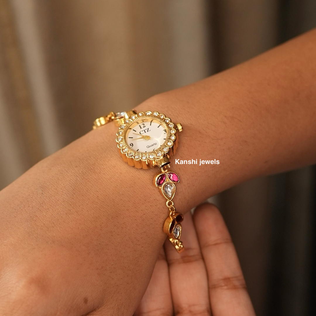 Classic Jadau Handwork Wrist Watch