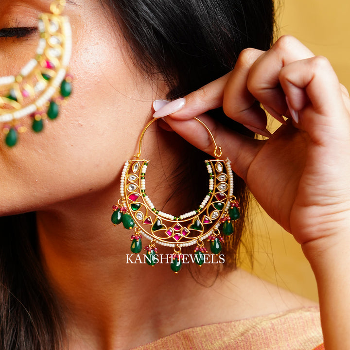 Designer chandbali earrings