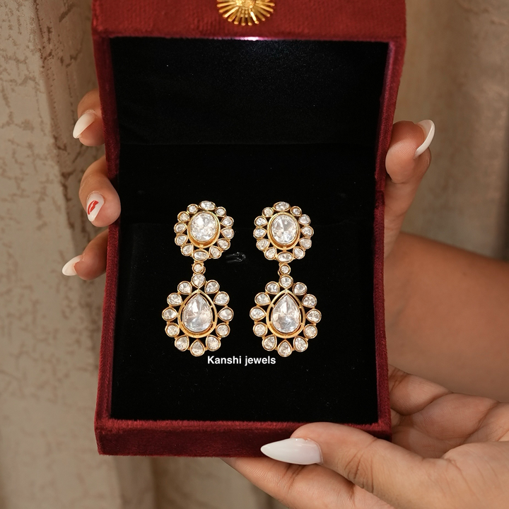 Excuisite Polki Statement Earrings