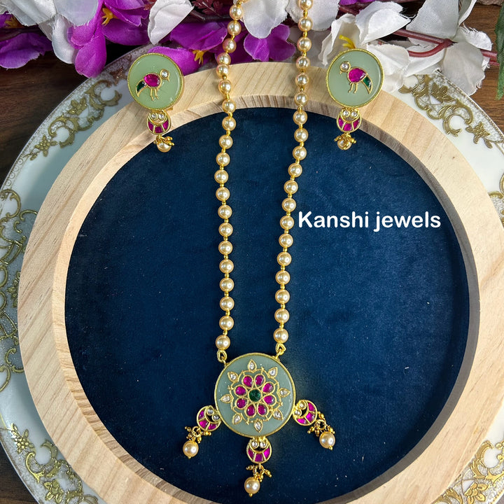 Hand work jadau set