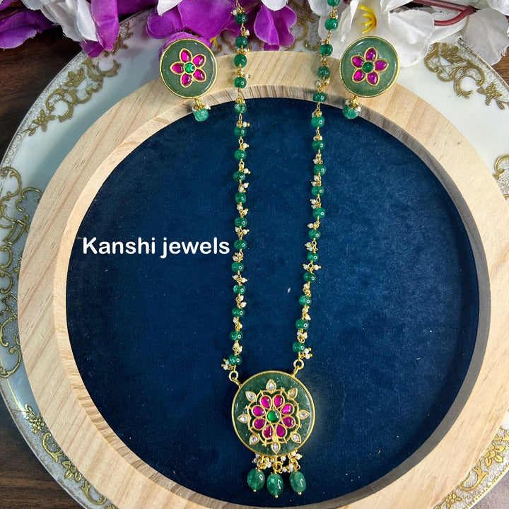 Hand work jadau set