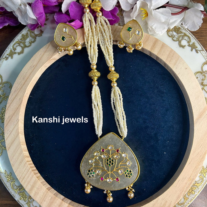 Hand work jadau set