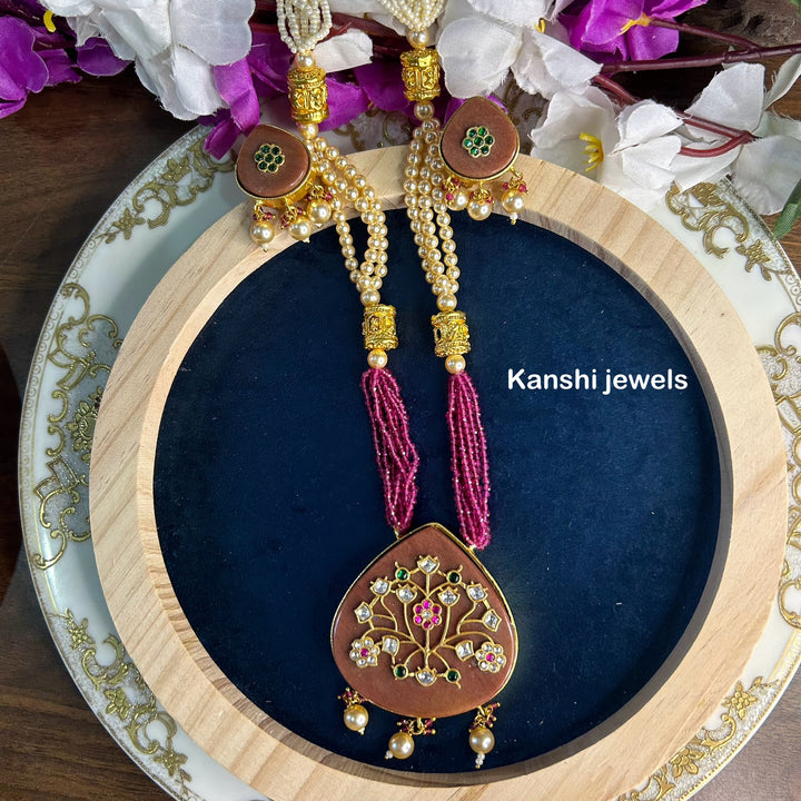 Hand work jadau set