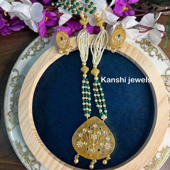 Hand work jadau set