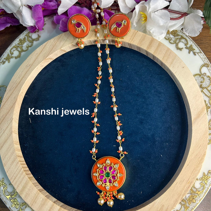 Hand work jadau set