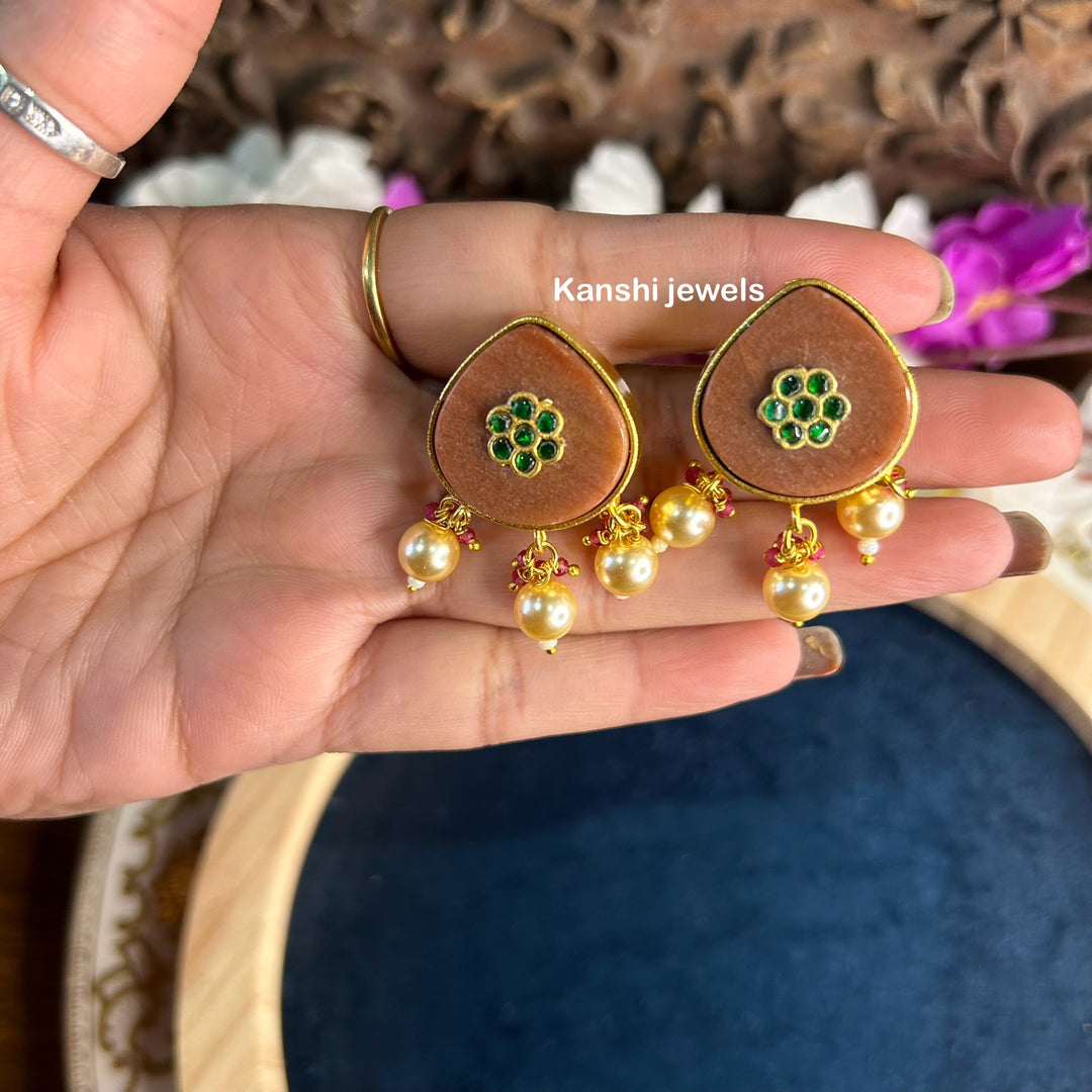 Hand work jadau set