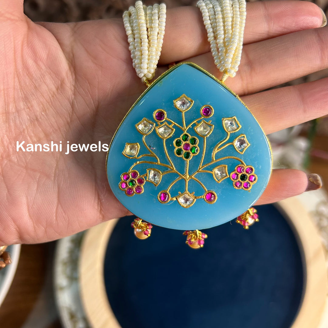 Hand work jadau set