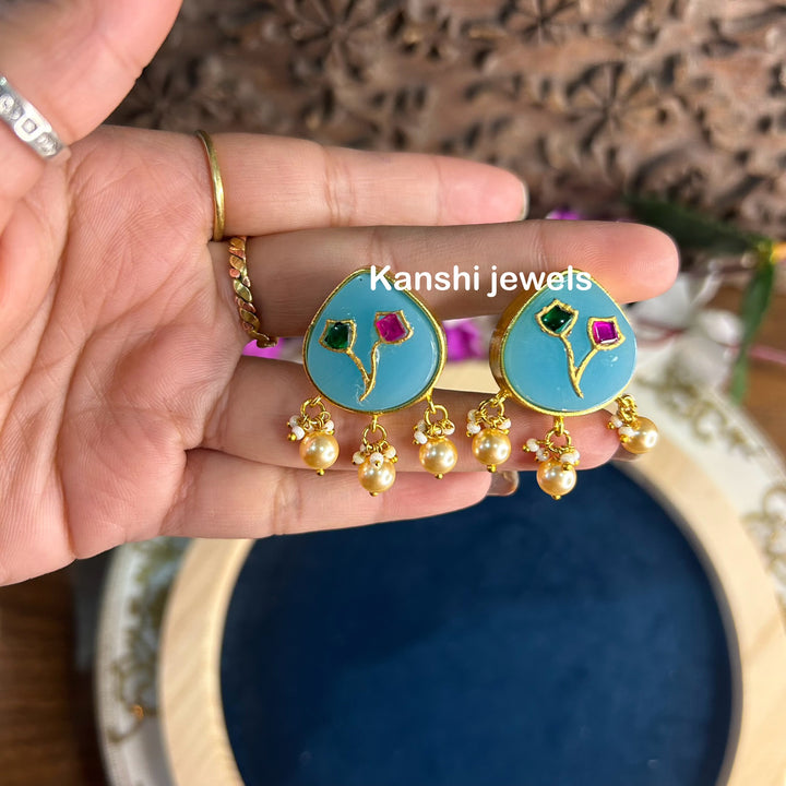 Hand work jadau set