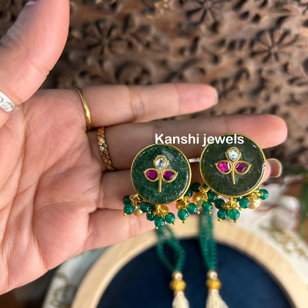 Hand work jadau set
