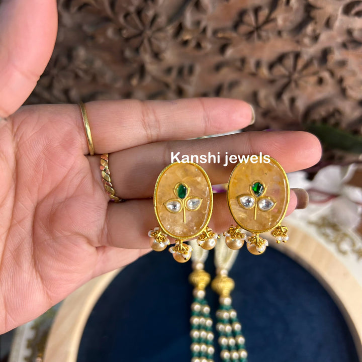 Hand work jadau set