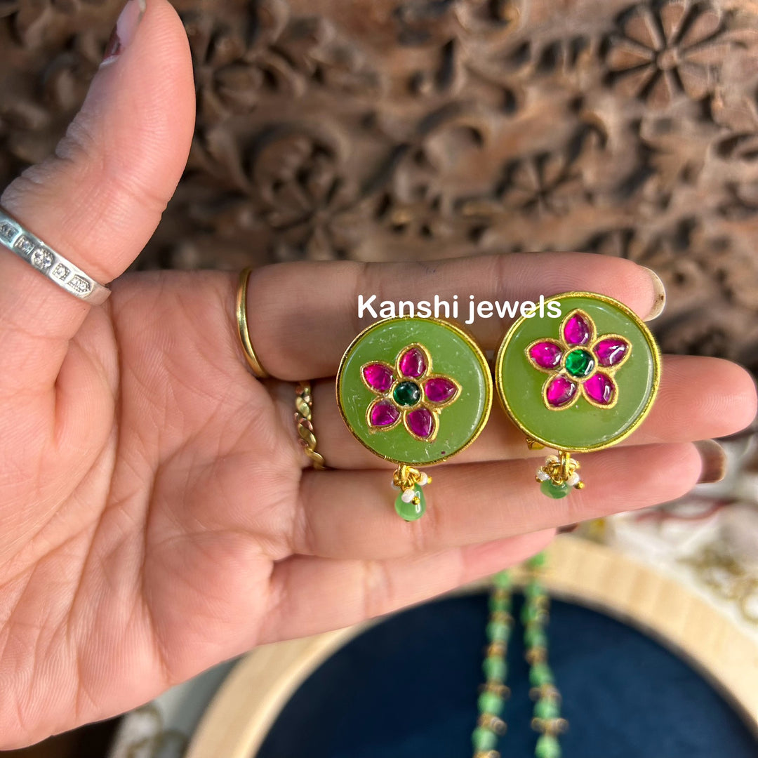 Hand work jadau set