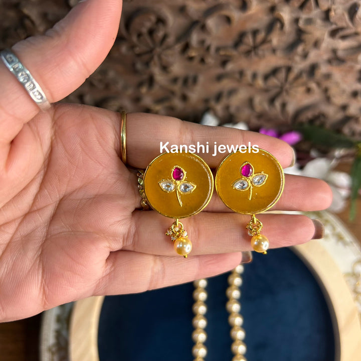 Hand work jadau set