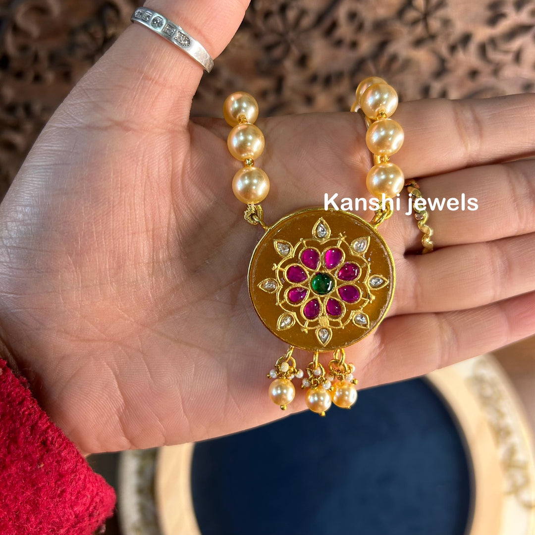 Hand work jadau set