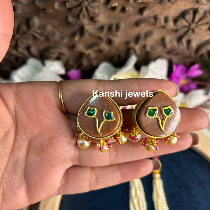 Hand work jadau set