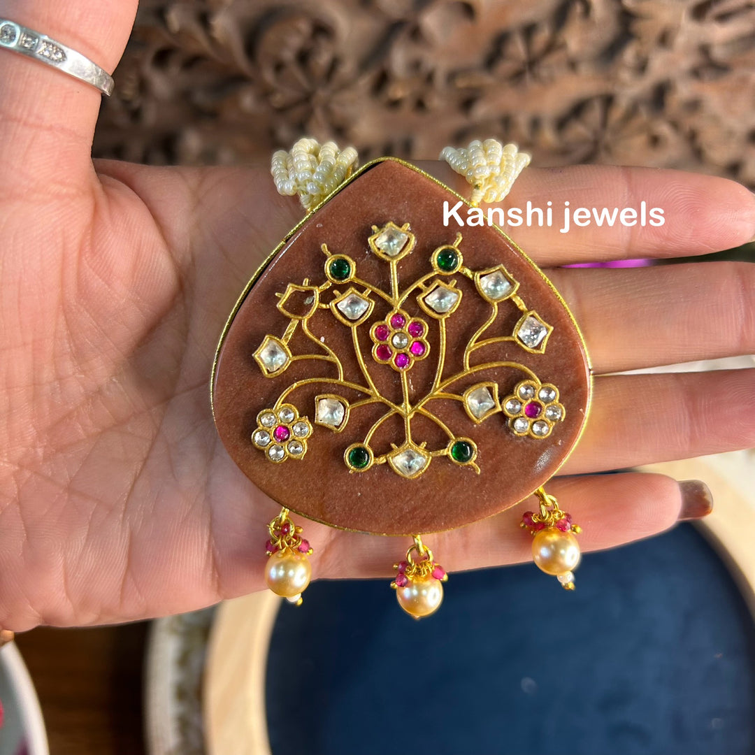 Hand work jadau set