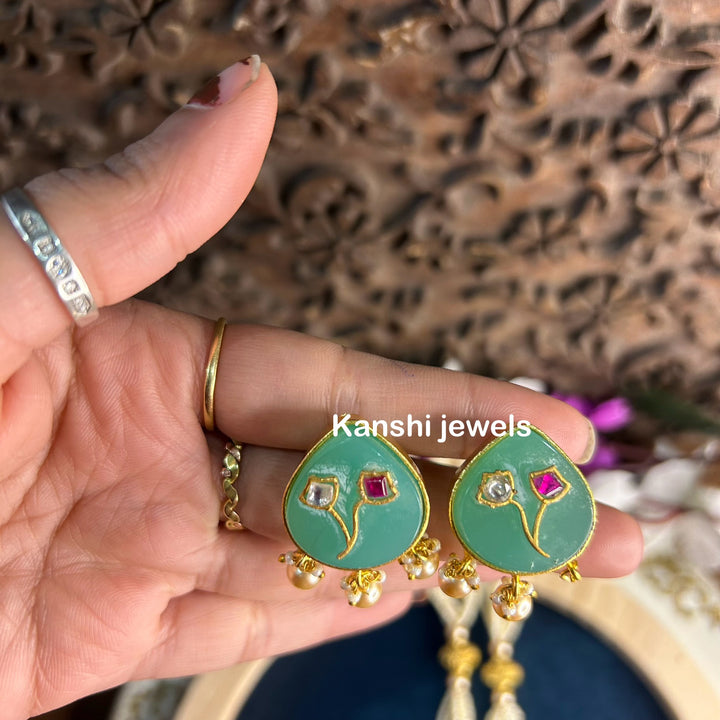 Hand work jadau set