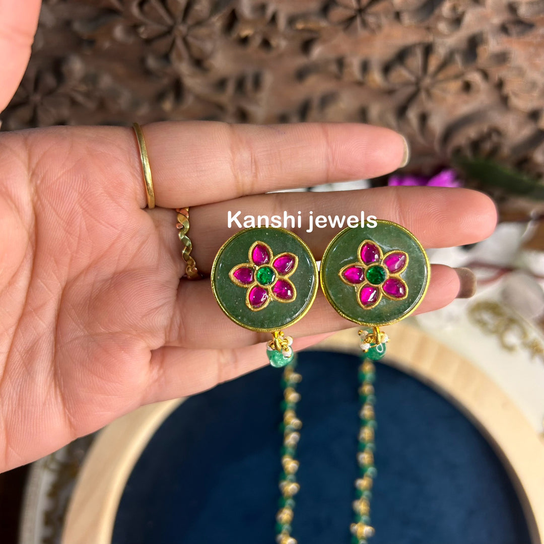 Hand work jadau set