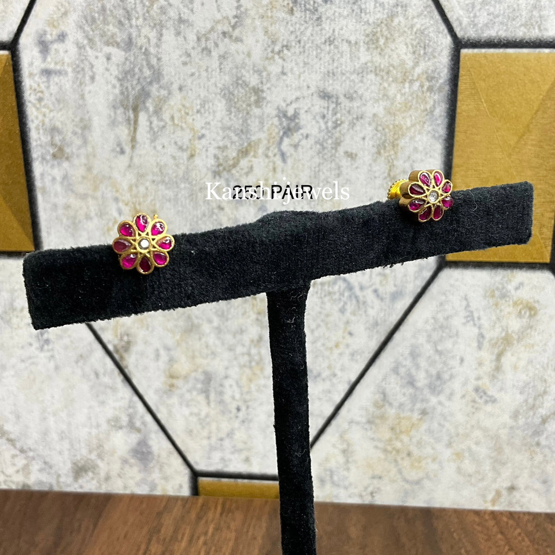 Jadau Kundan Stud Earrings
