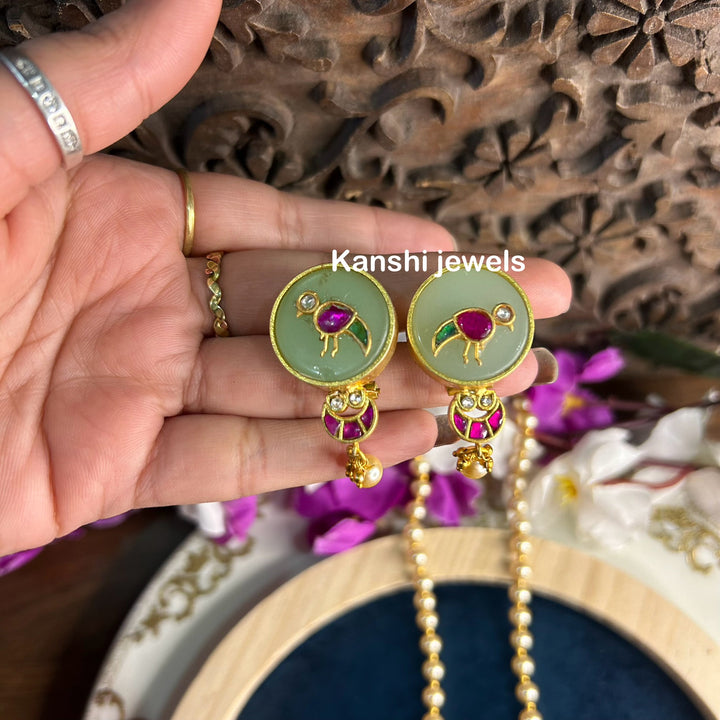 Hand work jadau set