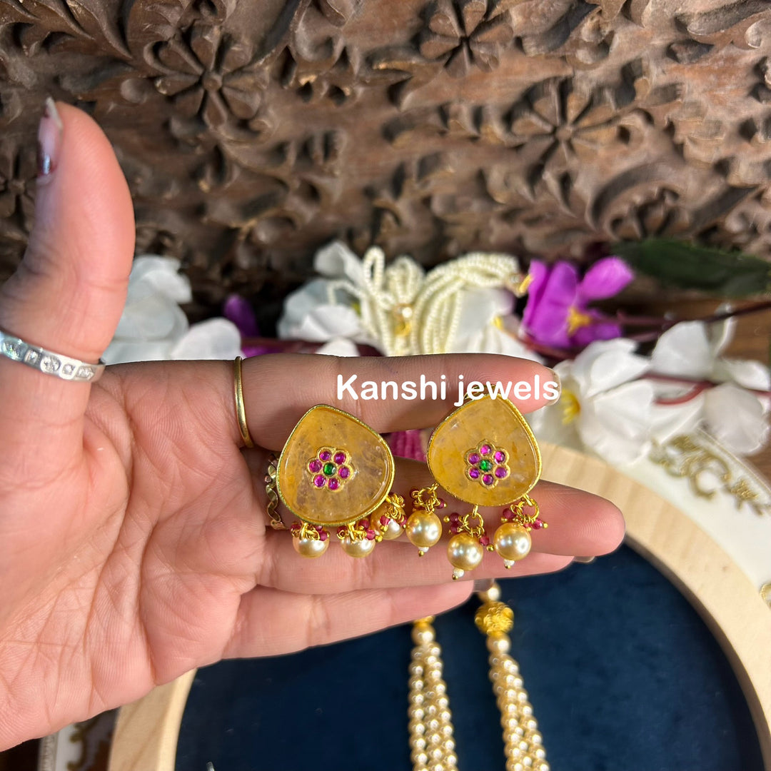 Hand work jadau set