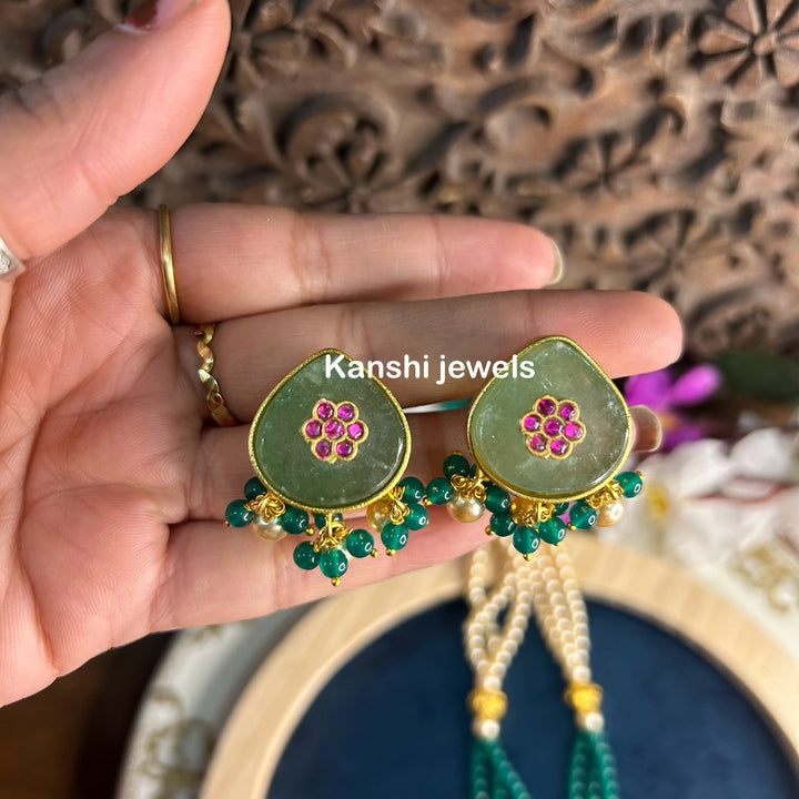 Hand work jadau set