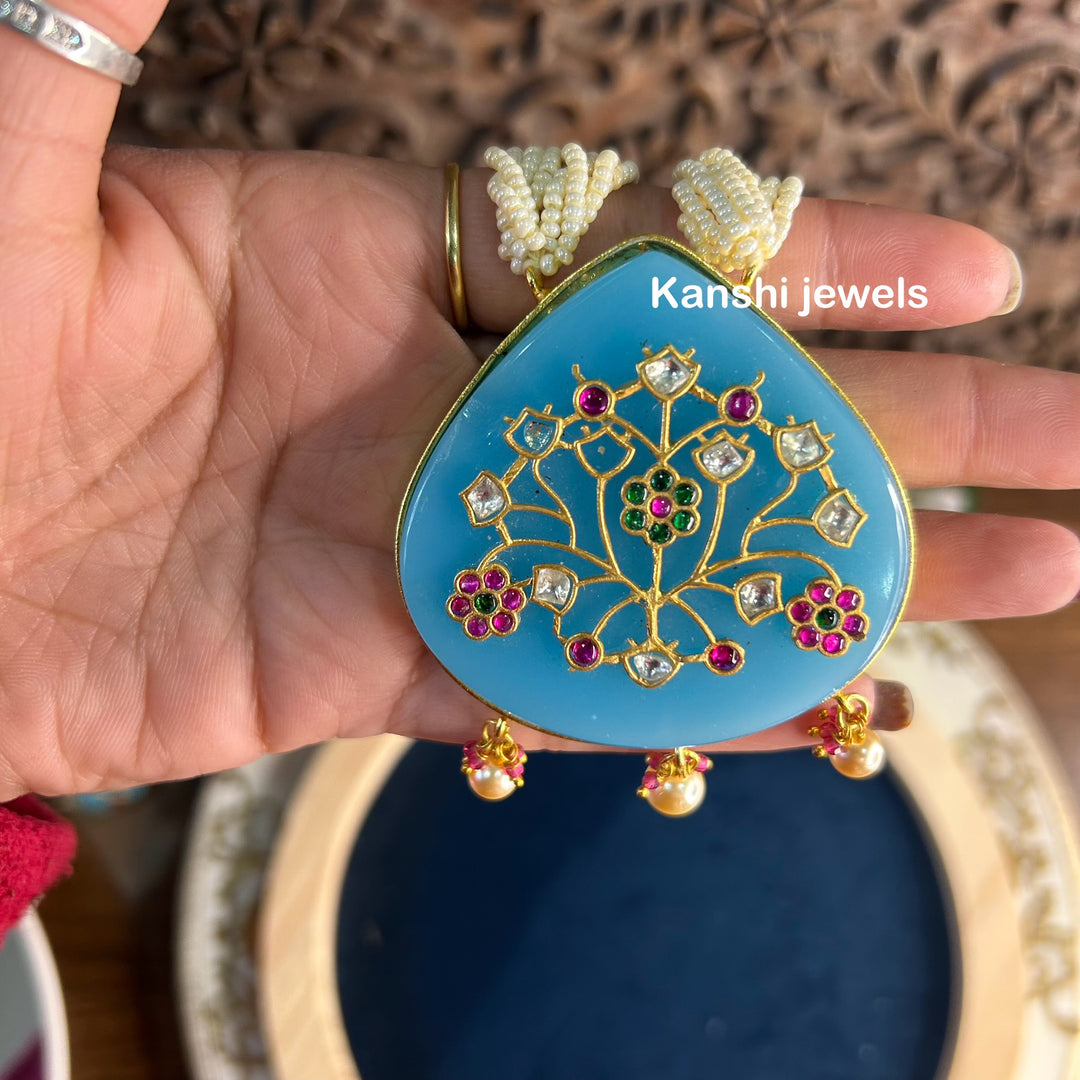 Hand work jadau set