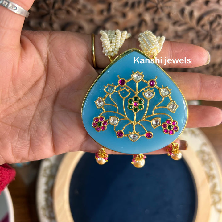 Hand work jadau set