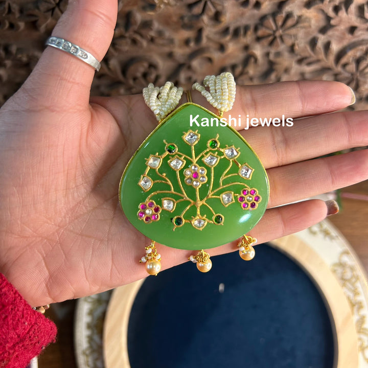 Hand work jadau set