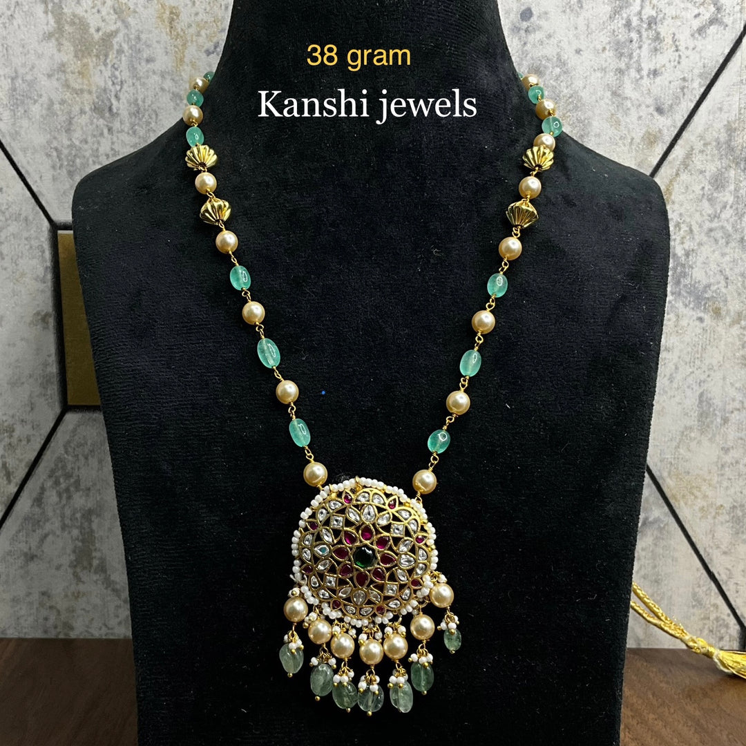 Pearl necklace by Kanshi Jewels,
Dulhan pearl necklace,