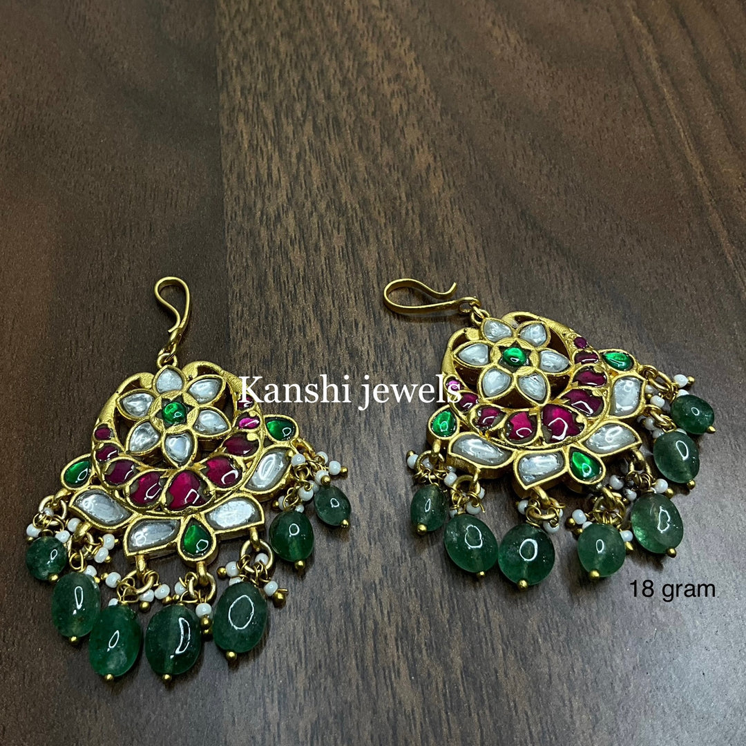 Jadau Kundan Tikas and Pendant