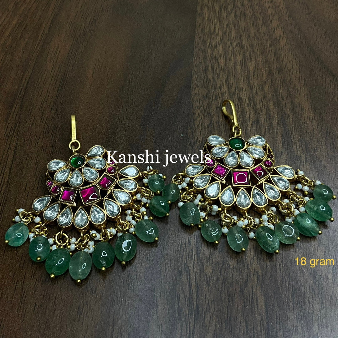 Jadau Kundan Tikas and Pendant