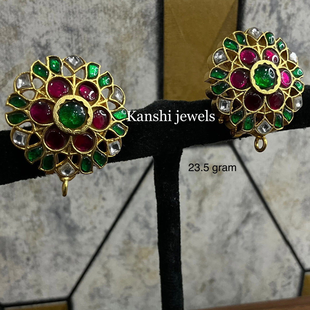 Jadau Kundan Stud Earrings