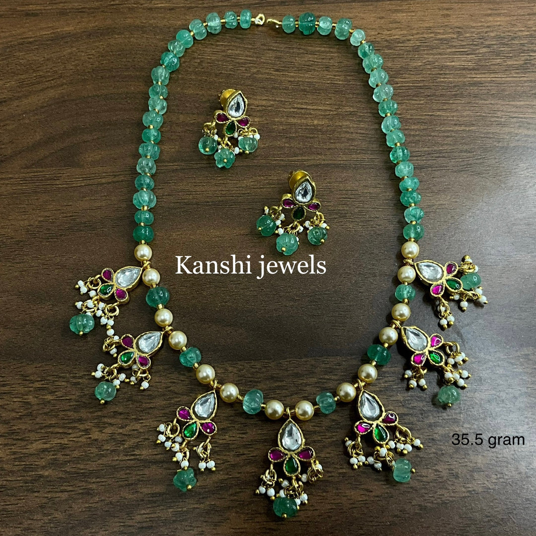 Pearl necklace by Kanshi Jewels,
Dulhan pearl necklace