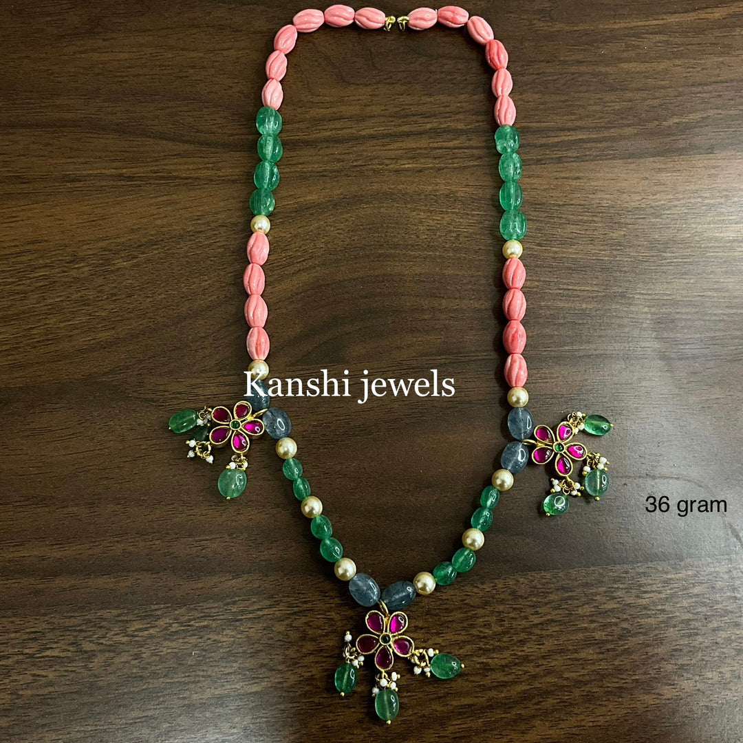 Pearl necklace by Kanshi Jewels,
Dulhan pearl necklace,