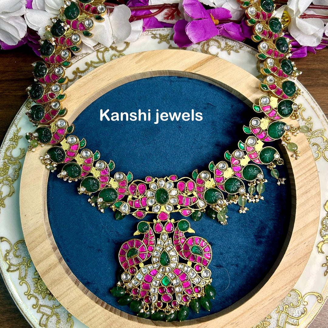 Kanshijewels , dulhan necklace , chokar necklace, kundan necklace, jadau necklace,  kanshi jewellery