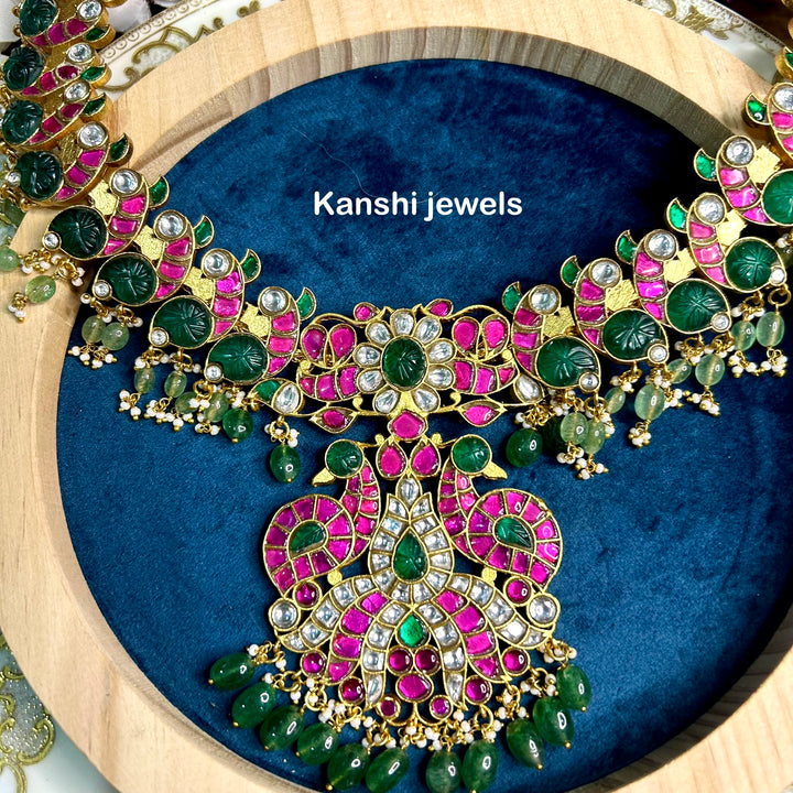 Kanshijewels , dulhan necklace , chokar necklace, kundan necklace, jadau necklace,  kanshi jewellery