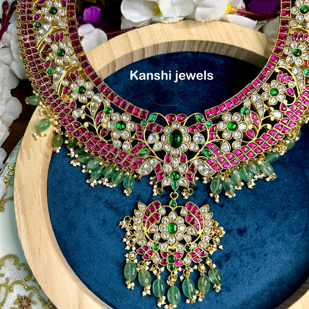 Kanshijewels , dulhan necklace , chokar necklace, kundan necklace, jadau necklace,  kanshi jewellery