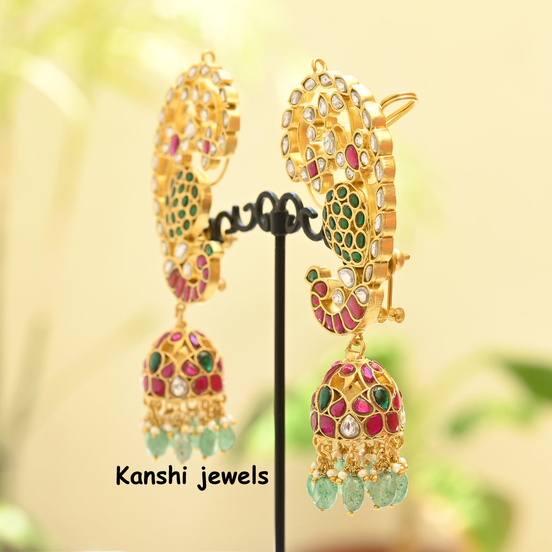 Jadau Kundan Jhumka