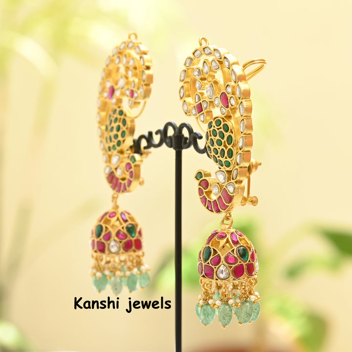 Jadau Kundan Jhumka