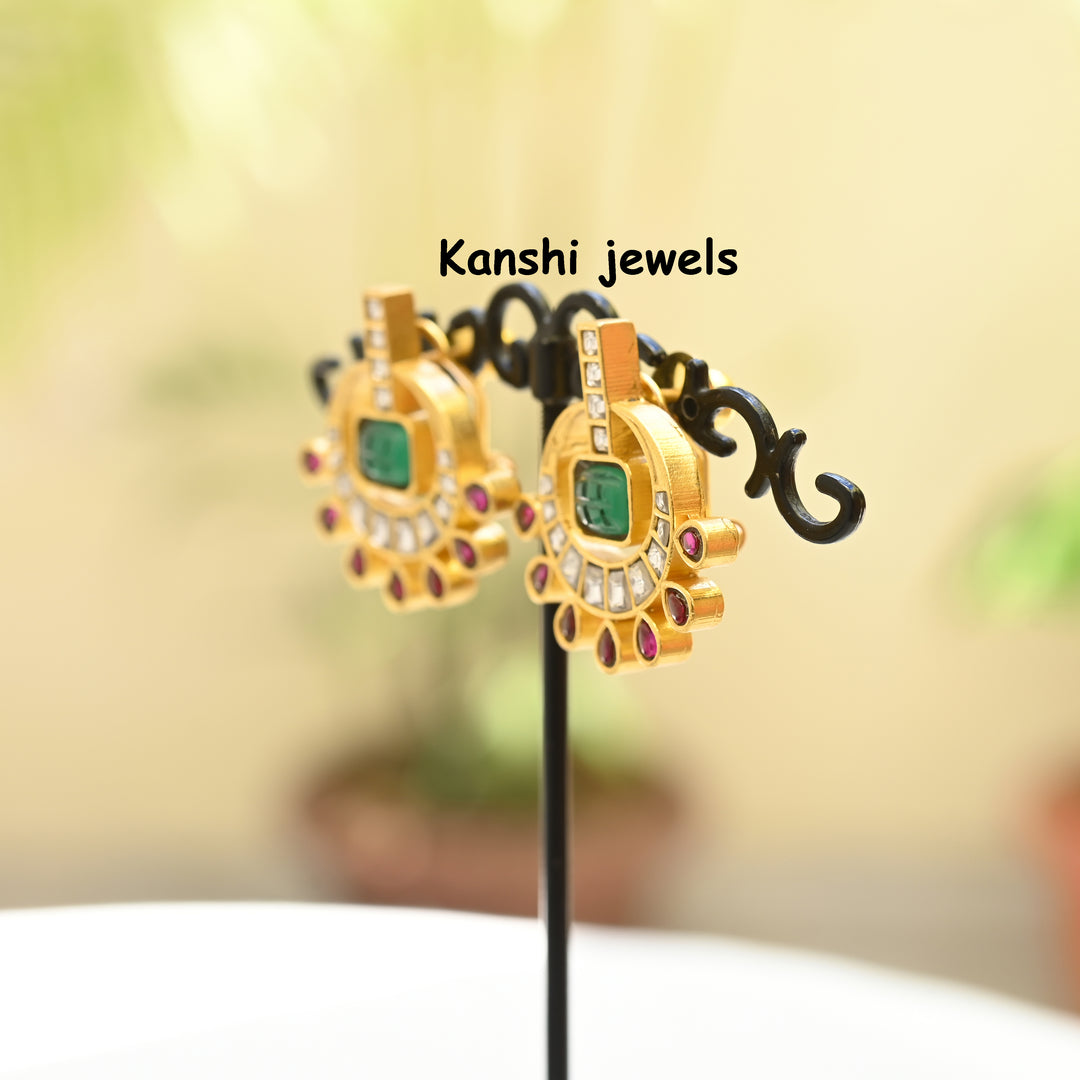 Jadau Kundan Stud Earrings