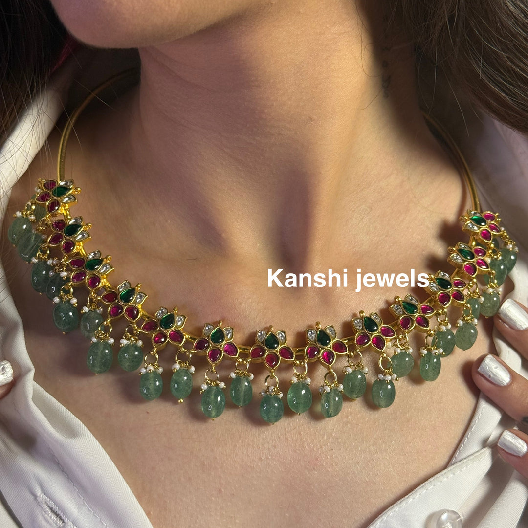 Kanshijewels , dulhan necklace , chokar necklace, kundan necklace, jadau necklace,  kanshi jewellery
