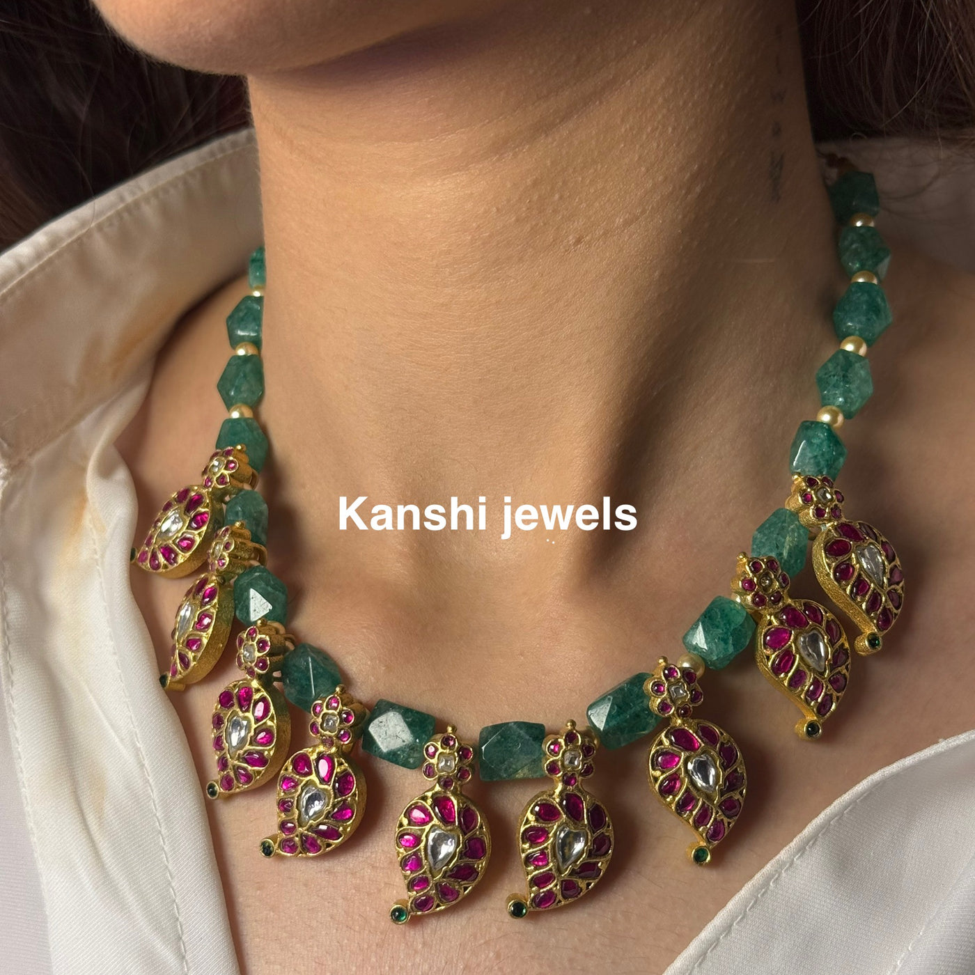 Jadau Emerald Necklace