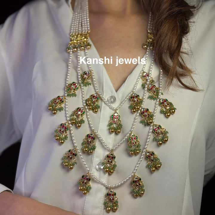 Kanshijewels , dulhan necklace , chokar necklace, kundan necklace, jadau necklace,  kanshi jewellery