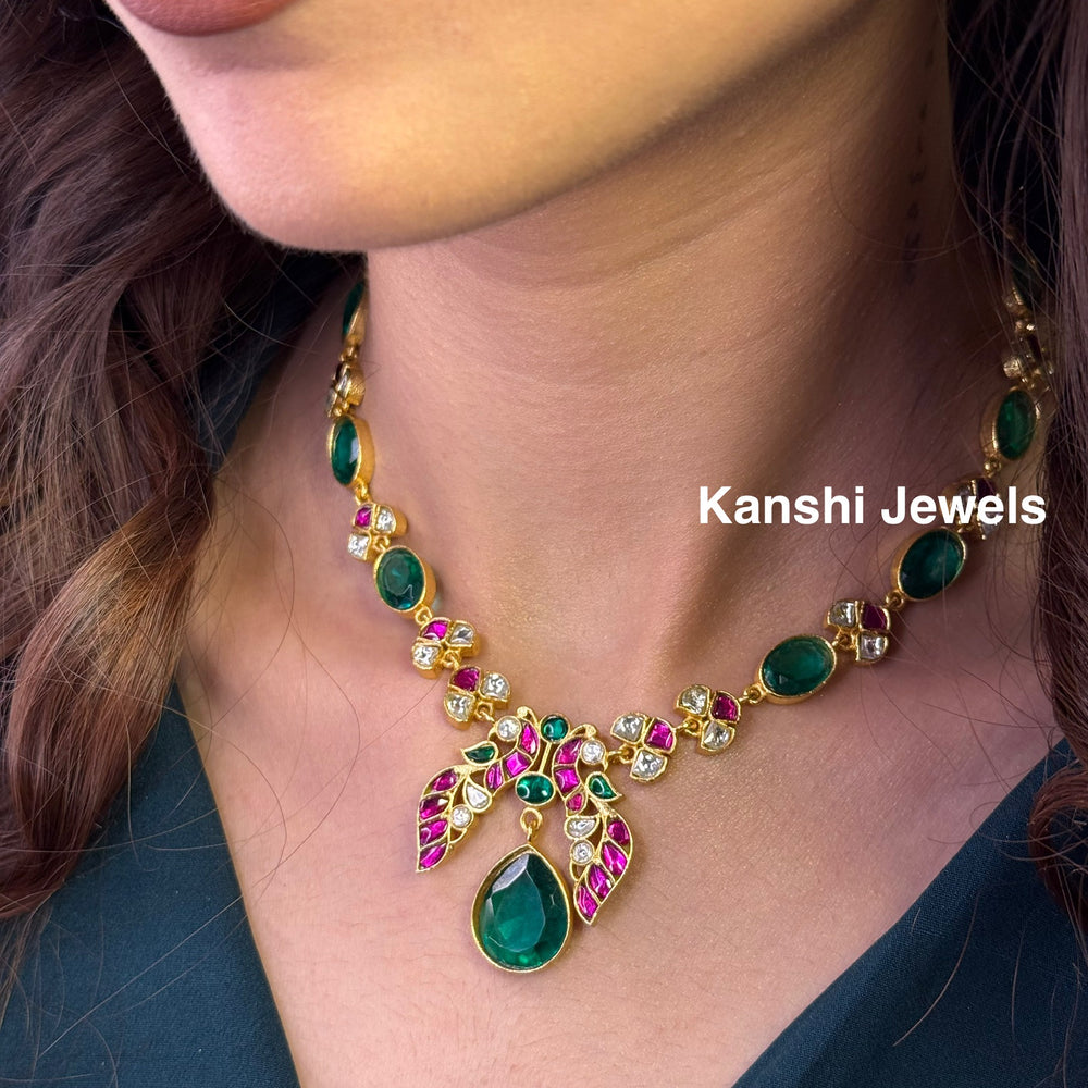 Kanshijewels , dulhan necklace , chokar necklace, kundan necklace, jadau necklace,  kanshi jewellery