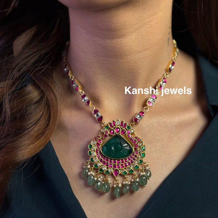 Kanshijewels , dulhan necklace , chokar necklace, kundan necklace, jadau necklace,  kanshi jewellery