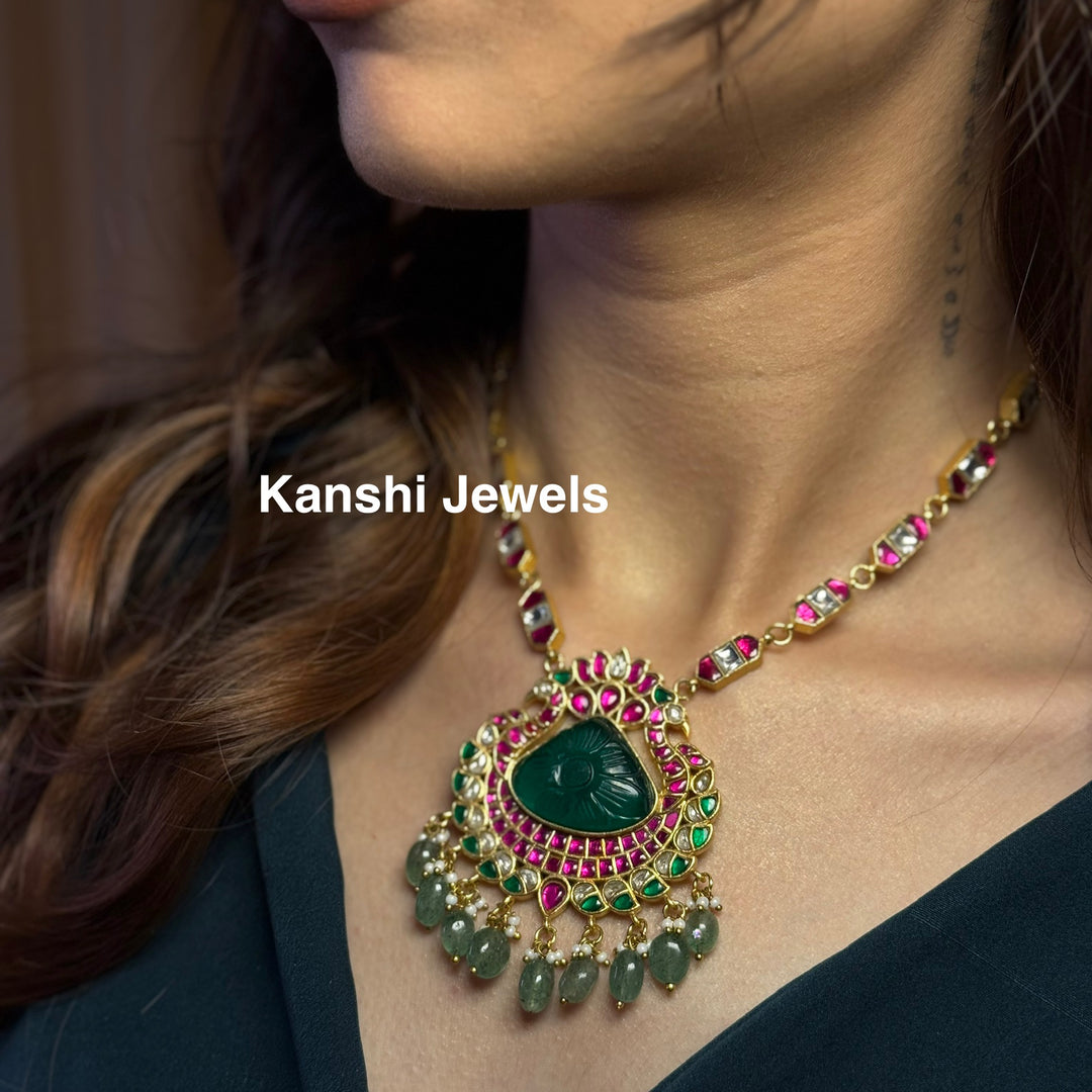 Kanshijewels , dulhan necklace , chokar necklace, kundan necklace, jadau necklace,  kanshi jewellery