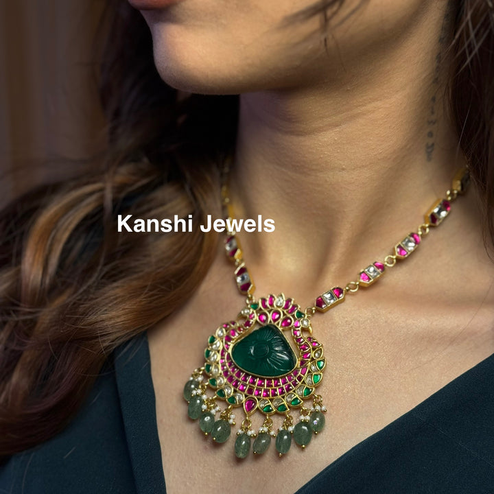 Kanshijewels , dulhan necklace , chokar necklace, kundan necklace, jadau necklace,  kanshi jewellery