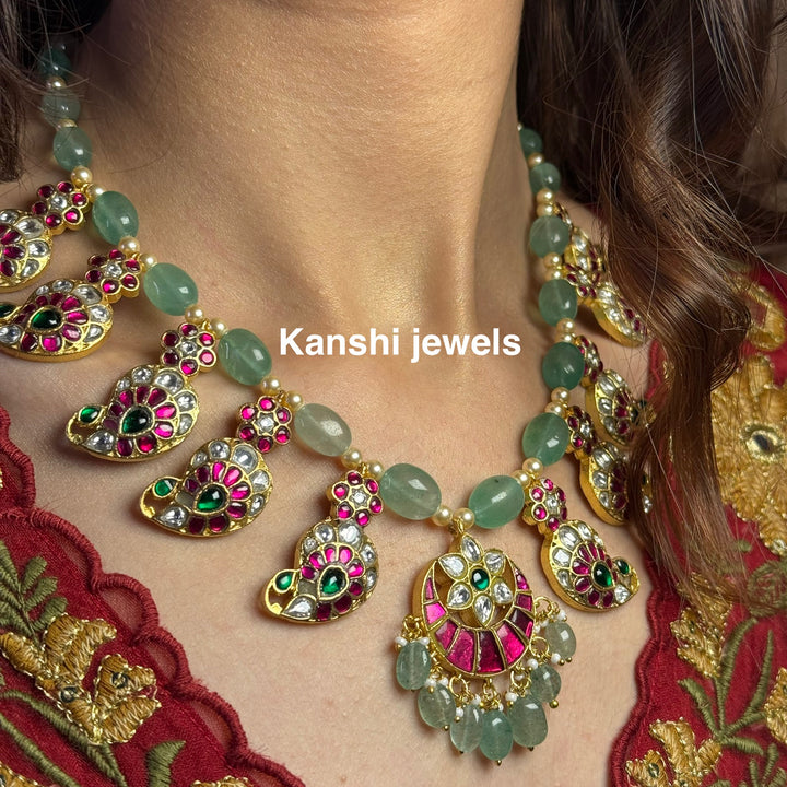 Kanshijewels , dulhan necklace , chokar necklace, kundan necklace, jadau necklace,  kanshi jewellery