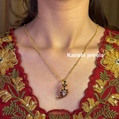 Jadau Mango pendant tops set