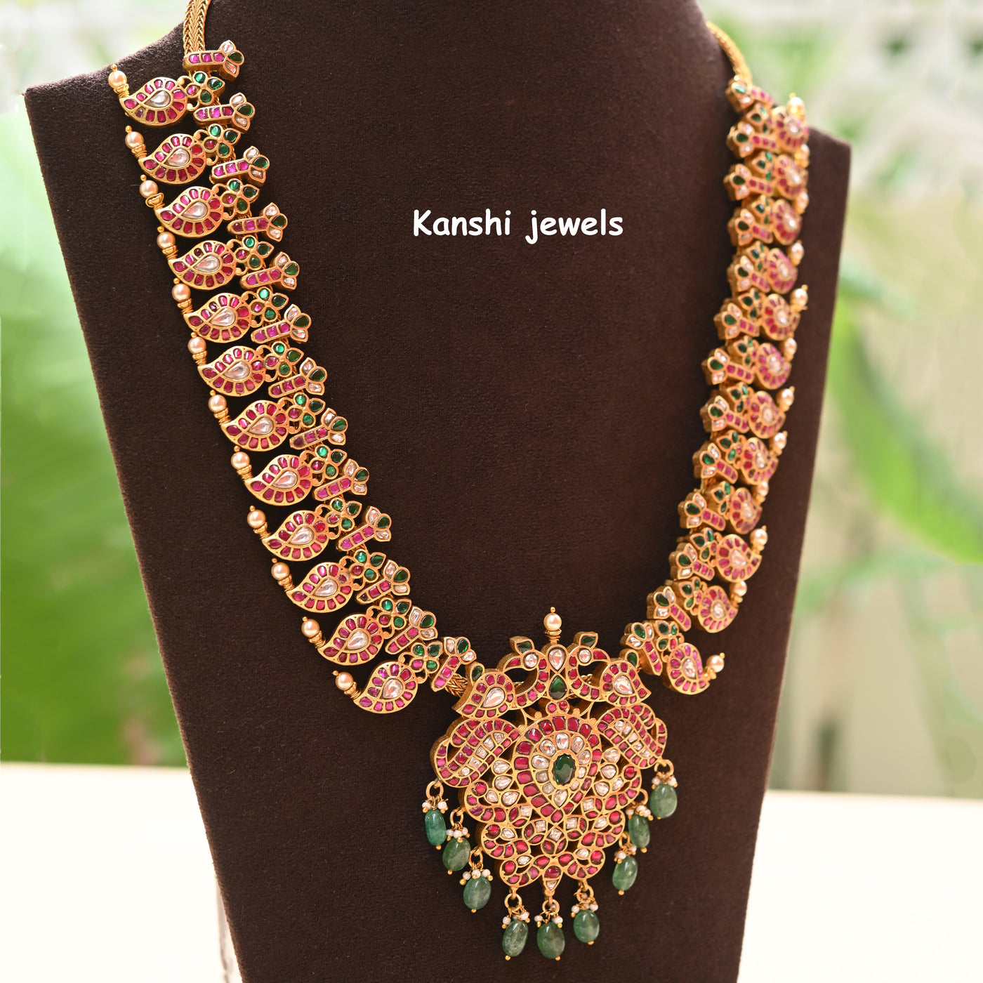 Jadau Kundan Mango Necklace